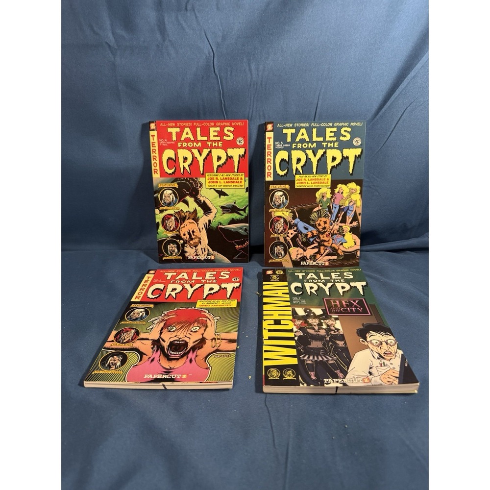 Tales From The Crypt Papercutz Lot Vols 4 5 6 7 Graphic Novel TPB Digest